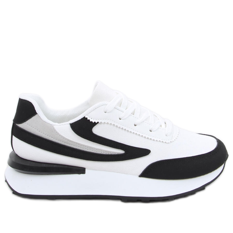 Naila Black women's sports shoes white