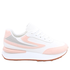Naila Pink women's sports shoes white