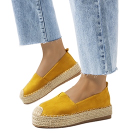 Rhianne women's mustard espadrilles yellow