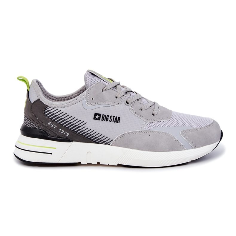 Men's sports shoes Memory Foam Big Star JJ174291 Gray grey