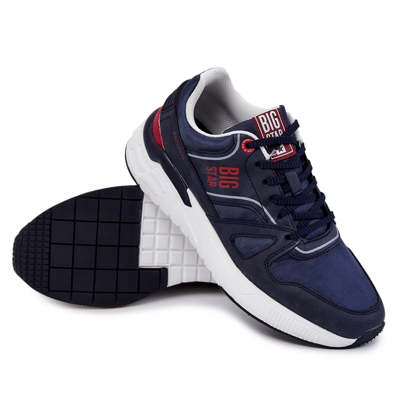 Men's Sneakers Big Star JJ174277 Navy blue Men's Sneakers Big Star JJ174277 Navy blue