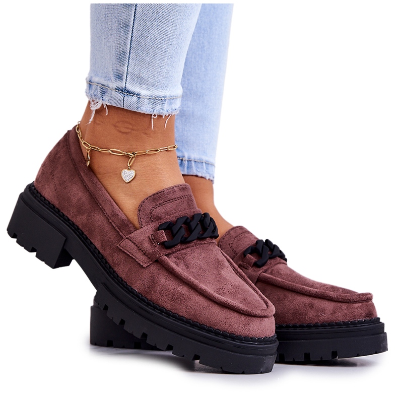 Loafers Suede Loafers La.Fi Brown Sapphira