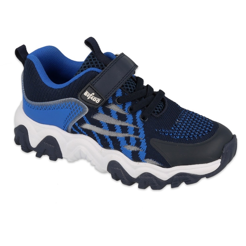Befado children's shoes 516Y102 navy blue blue grey