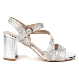 Filippo DS798 / 19 Sl Silver sandals