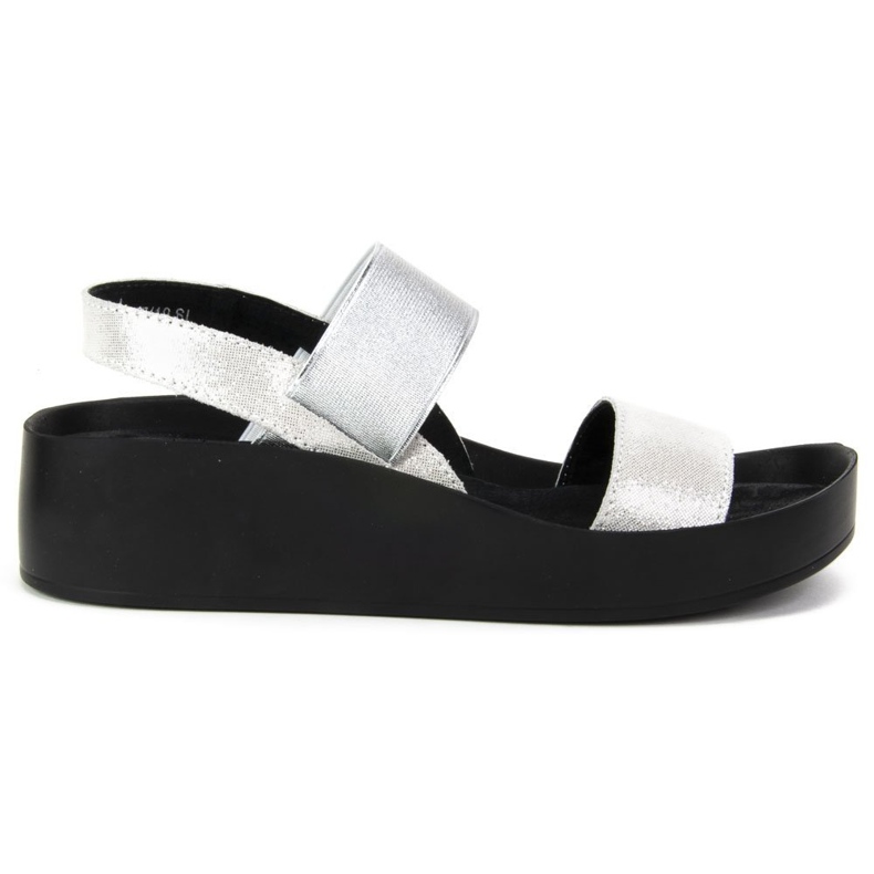 Filippo DS767 / 19 Si Silver sandals grey