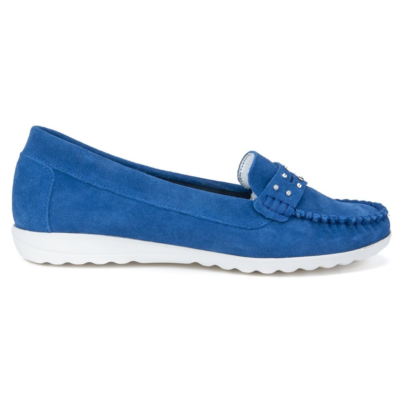Filippo 10092 W. Blue loafers