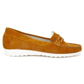 Loafers Filippo 10092 W. Mustard yellow