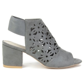 Filippo DS771 / 19 Gr Gray sandals grey