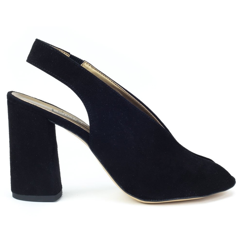 Filippo 1448 Black Suede Sandals