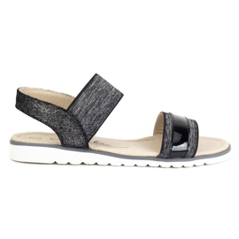 Leather sandals Filippo DS755 / 19 Bk black Leather sandals Filippo DS755 / 19 Bk black