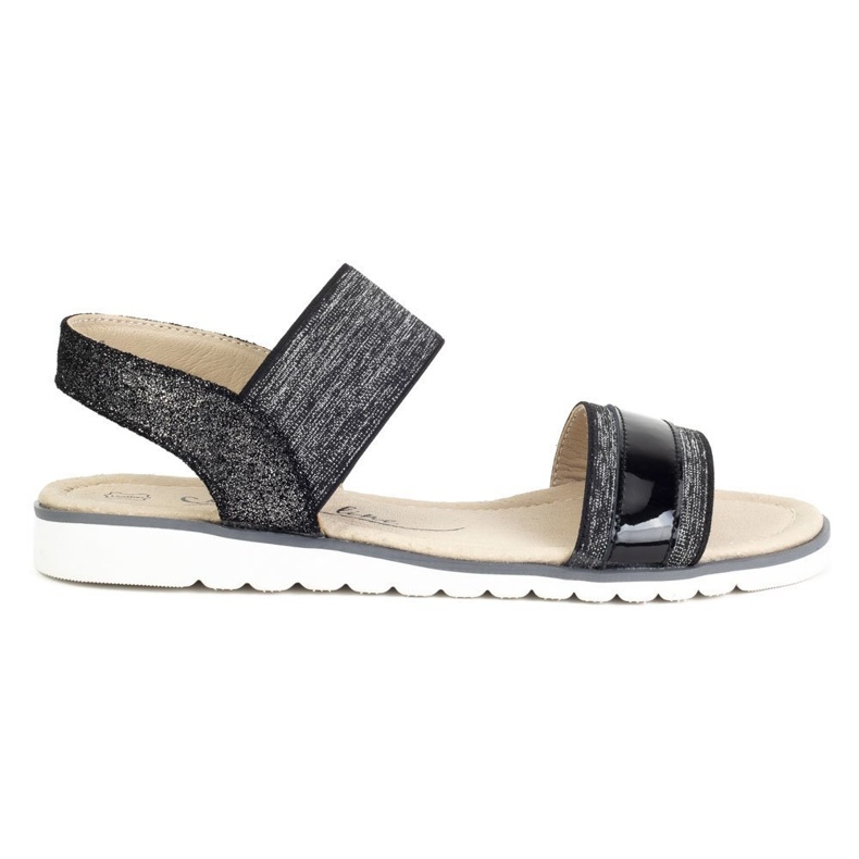 Leather sandals Filippo DS755 / 19 Bk black