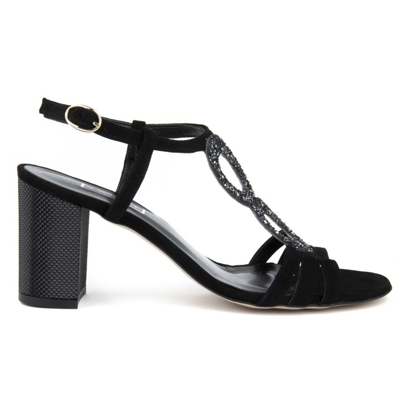 Sandals Filippo 1453 black suede