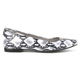 Filippo shoes 00873-62 / 00-5 Snake Black and White grey