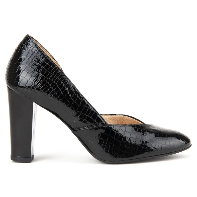 Filippo F280 Black Crocodile Pumps Filippo F280 Black Crocodile Pumps