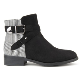 Filippo DBT969 / 19 Bk Gr Black boots grey