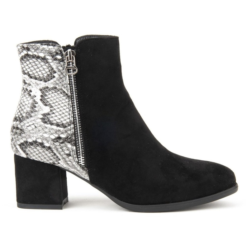 Filippo DBT977 / 19 Bk Gr Black Gray boots