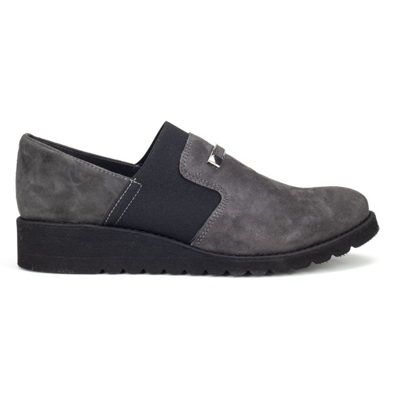Filippo 010 Gray Suede Shoes grey