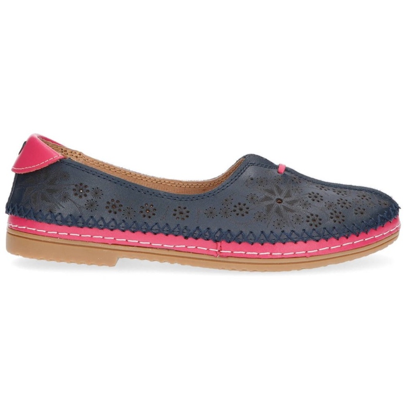 Leather shoes Filippo DP1224 / 20 Nv navy blue