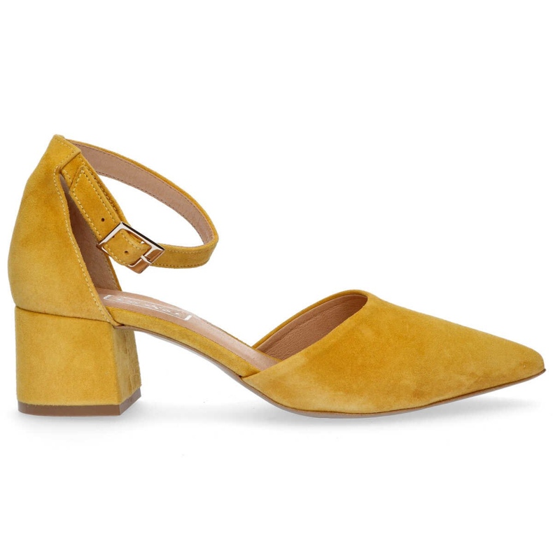Filippo 1515 Velor Senape sandals yellow
