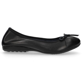 Leather ballerinas Filippo DP038 / 20 Bk black