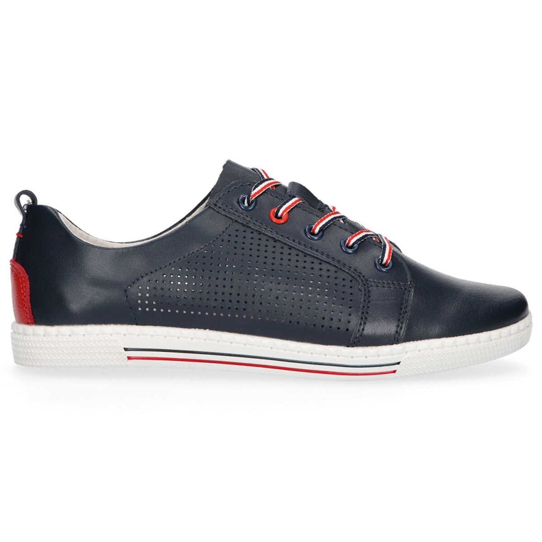 Leather shoes Filippo DP008 / 20 Nv navy blue