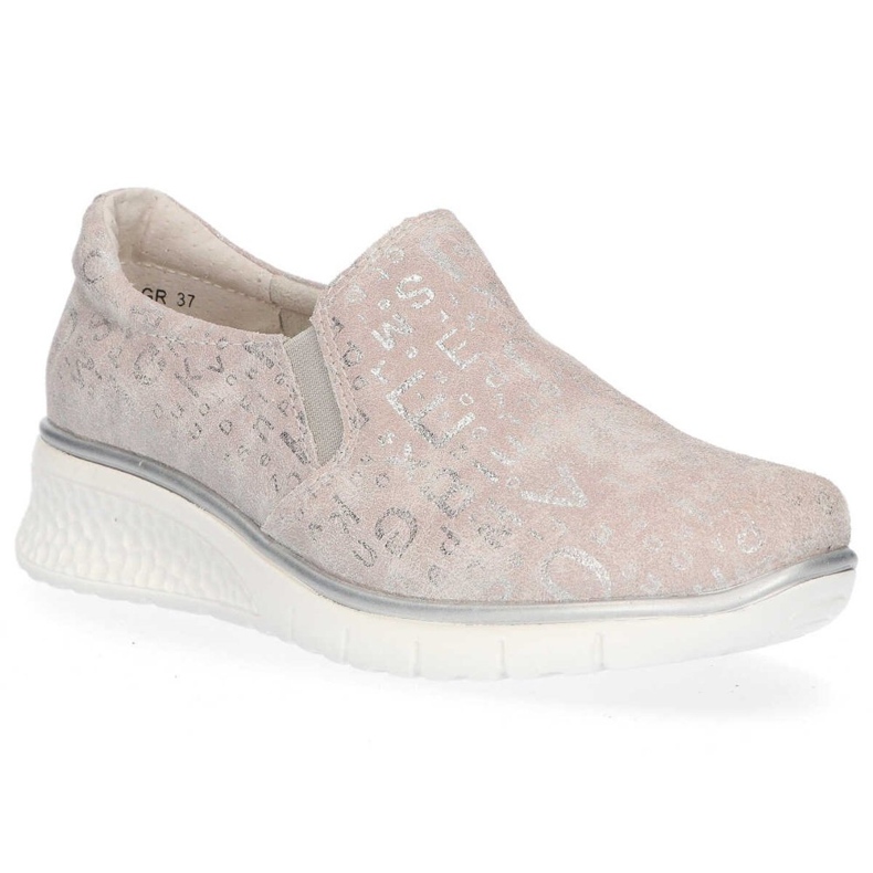 Leather shoes Filippo DP1325 / 20 Gr gray grey