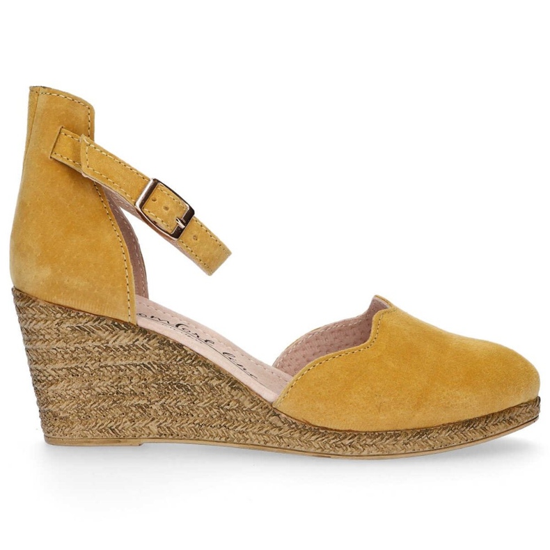Leather sandals Filippo DS1394 / 20 Yl yellow
