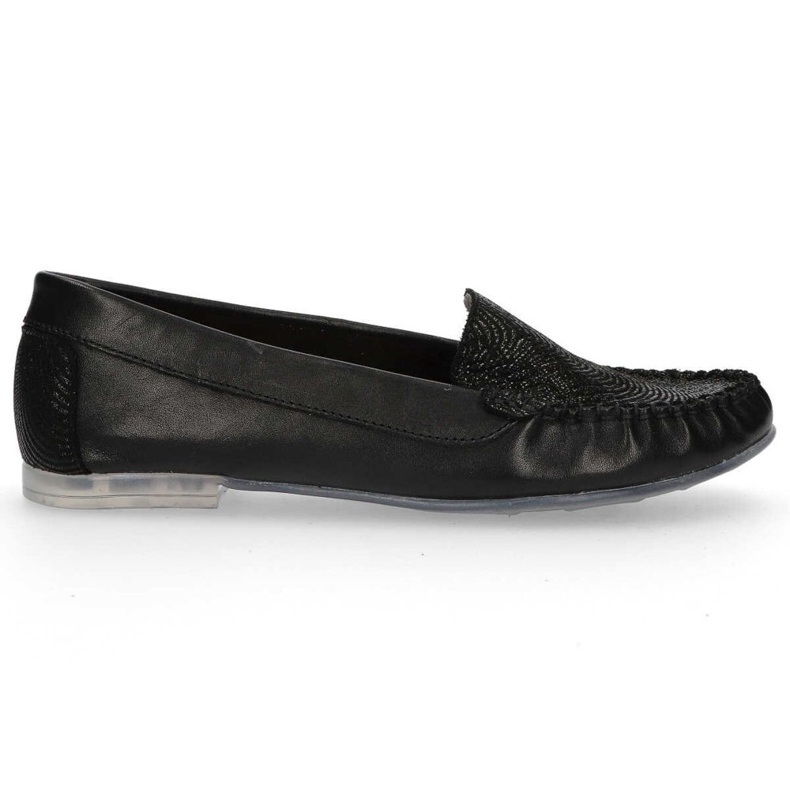 Moccasins Filippo 10016 Tejus black + Black Snake