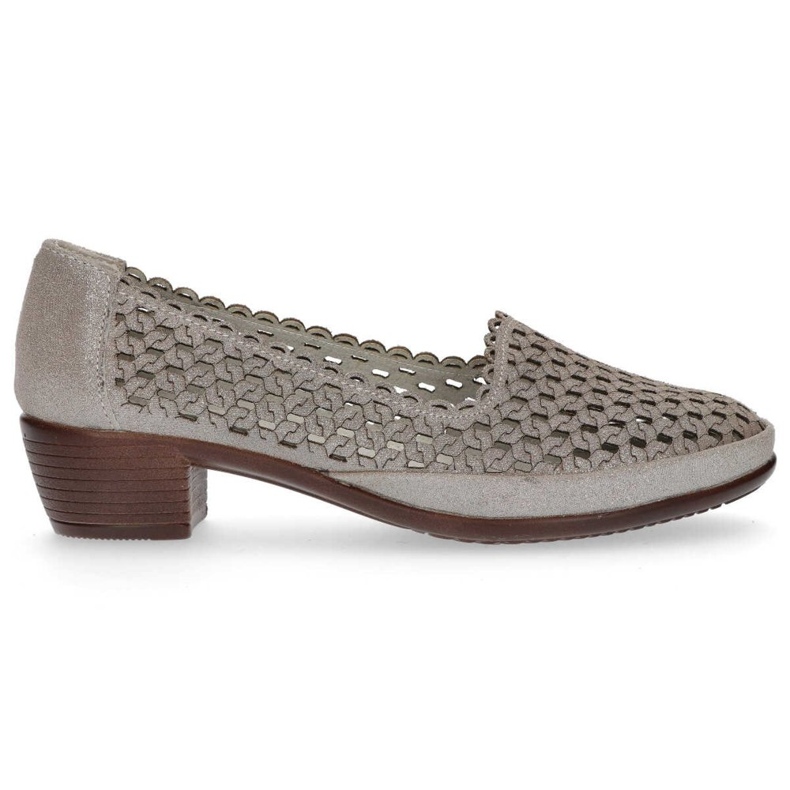 Leather shoes Filippo DP748 / 20 Gr gray grey