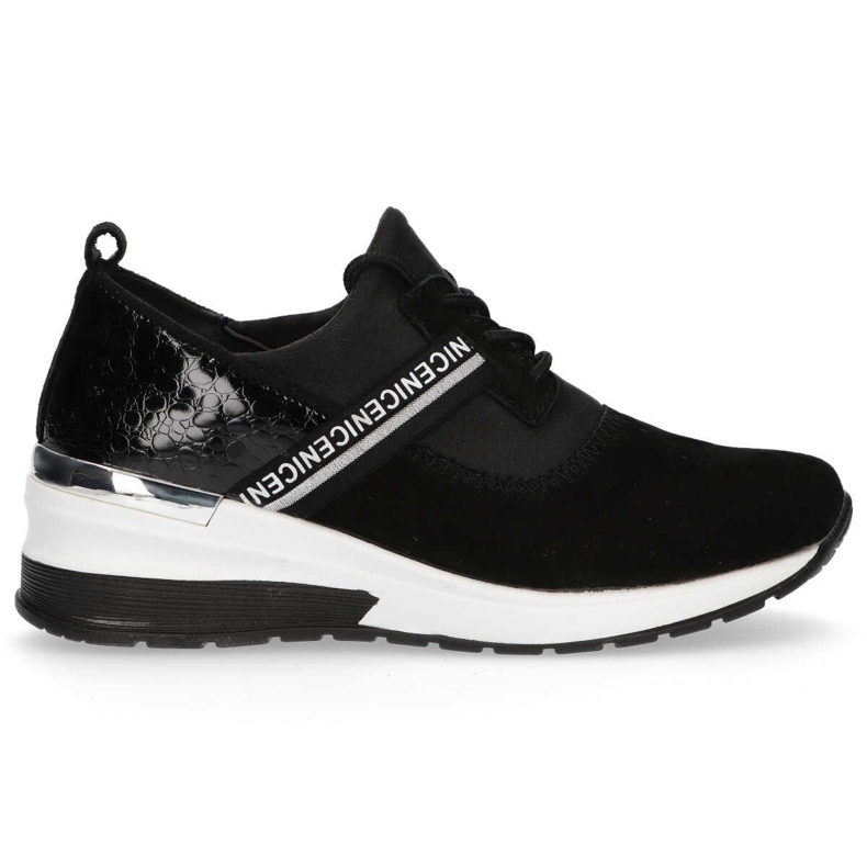 Leather sneakers Filippo DP1388 / 20 Bk black