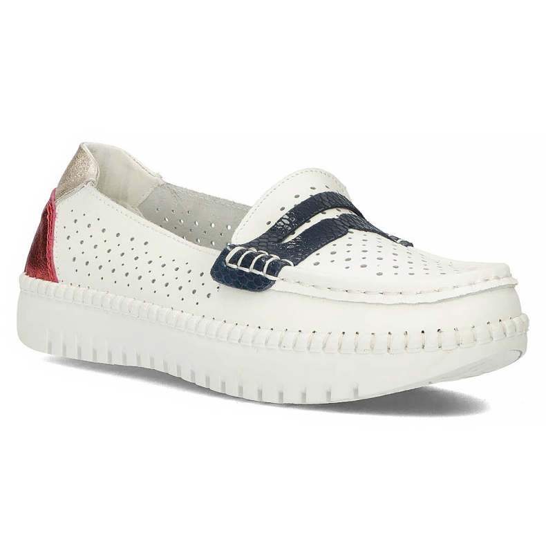 Leather shoes Filippo DP1413 / 20 Wh white