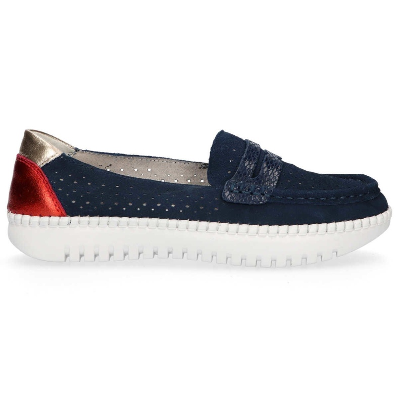 Leather shoes Filippo DP1413 / 20 Nv navy blue Leather shoes Filippo DP1413 / 20 Nv navy blue