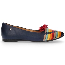Filippo 04016-17 / 00-5 Navy blue shoes multicolored Filippo 04016-17 / 00-5 Navy blue shoes multicolored