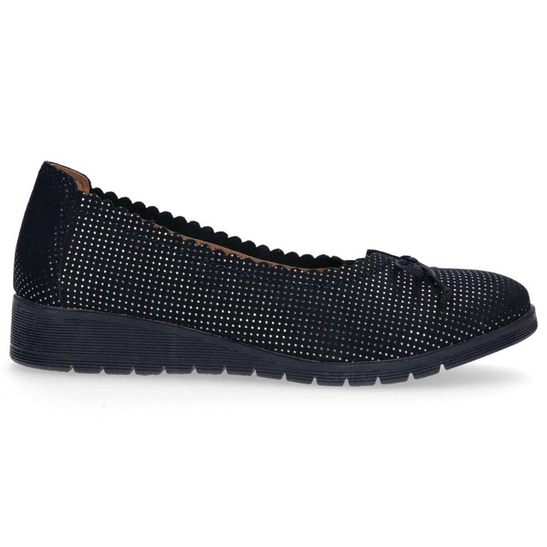 Leather shoes Filippo DP1254 / 20 Nv navy blue