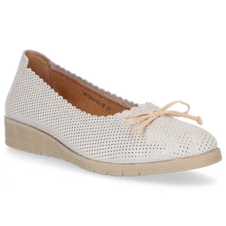 Leather shoes Filippo DP1254 / 20 Gr gray grey