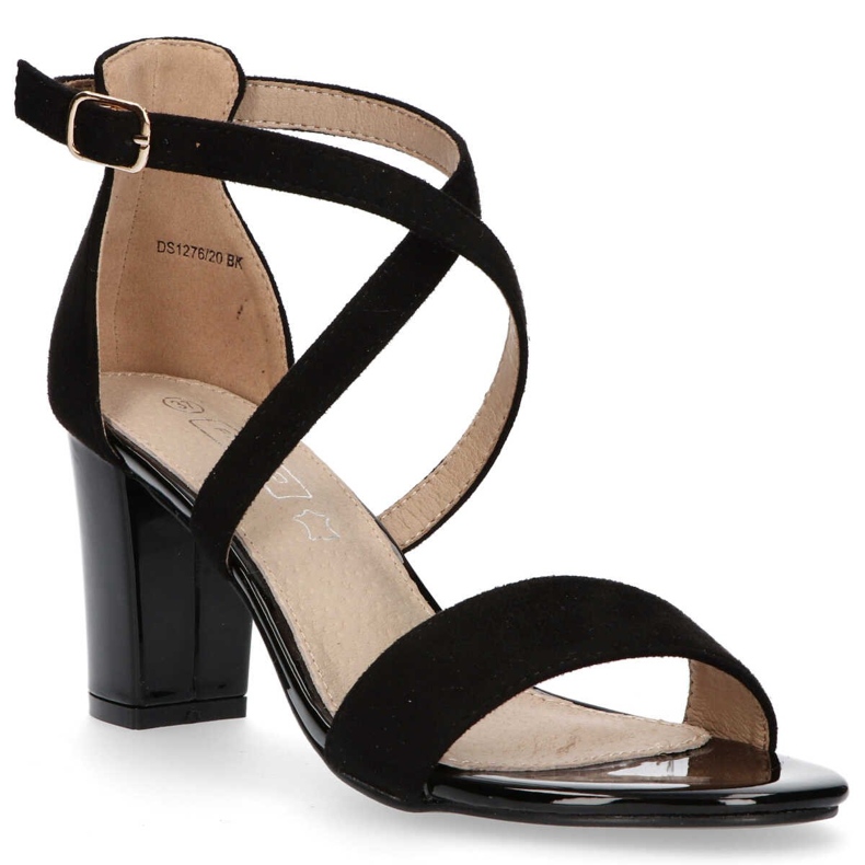 Filippo DS1276 / 20 Bk black sandals