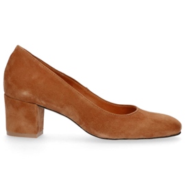 Filippo 1512 Velor Kork pumps brown