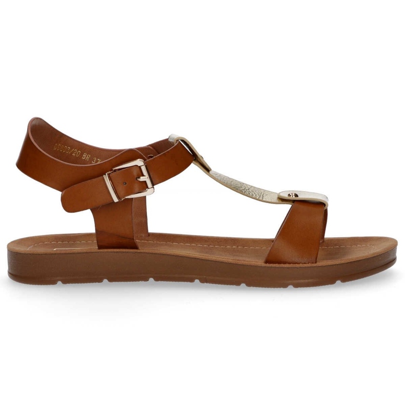 Filippo DS105 / 20 Br brown sandals yellow