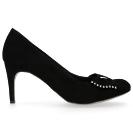 Filippo 1430 Pumps Black suede