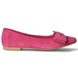 Leather ballerinas Filippo DP1329 / 20 Fh pink