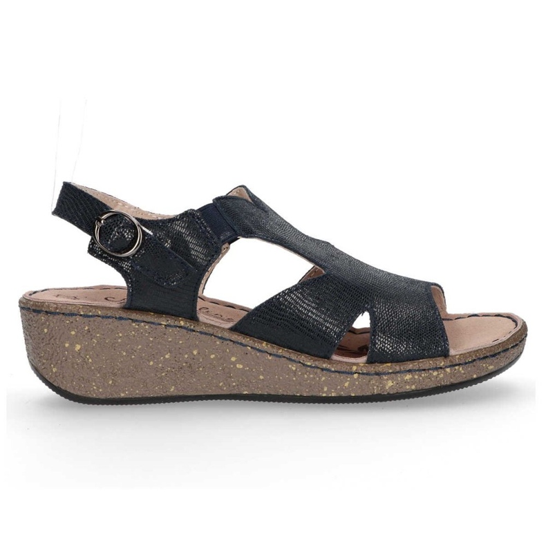 Leather sandals Filippo DS097 / 18 Nv navy blue Leather sandals Filippo DS097 / 18 Nv navy blue
