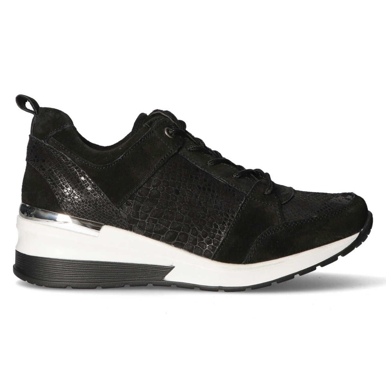 Leather sneakers Filippo DP1505 / 20 Bk black