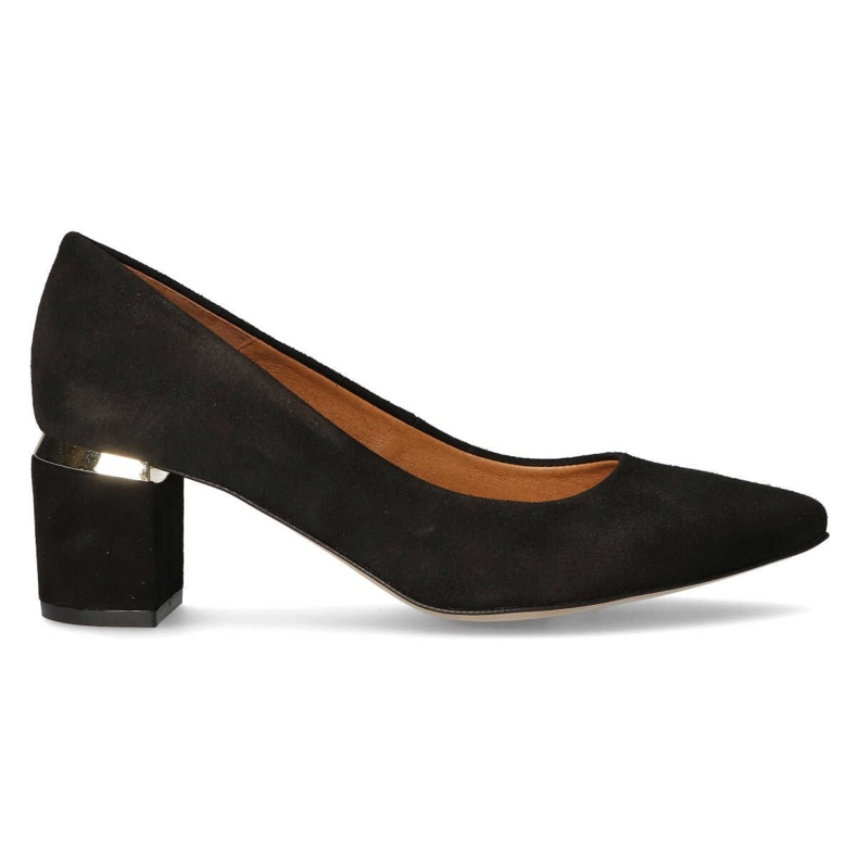 Filippo Premium 2047 Black Suede Pumps