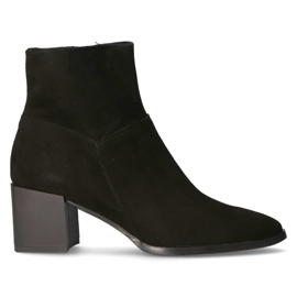 Leather boots Filippo 1605 black suede