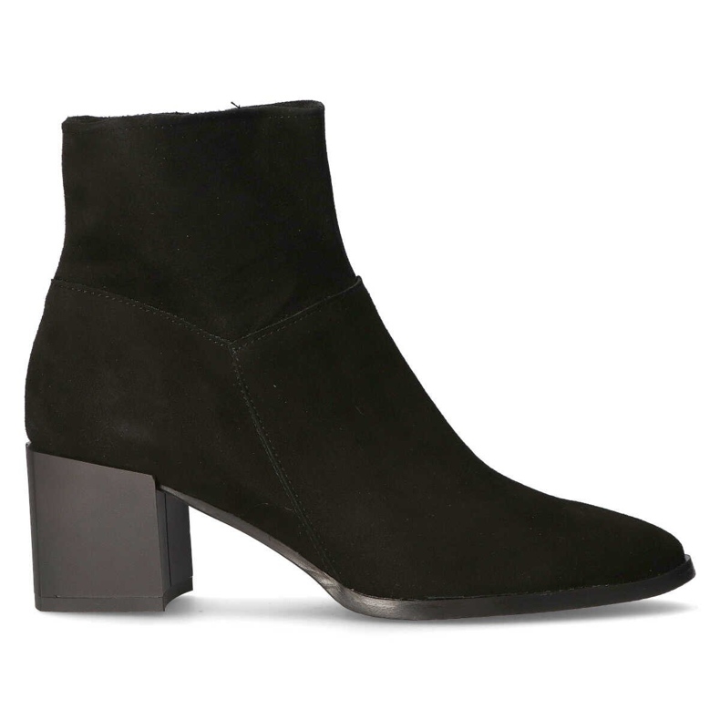 Leather boots Filippo 1605 black suede