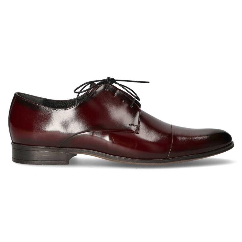 Leather shoes Filippo 1331 burgundy red