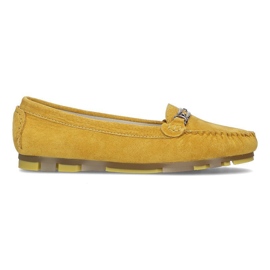Leather loafers Filippo DP1202 / 21 Yl yellow