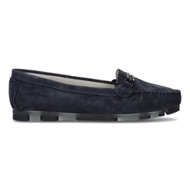 Leather loafers Filippo DP1202 / 21 Nv navy blue