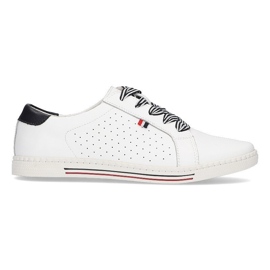 Leather shoes Filippo DP2154 / 21 Wh white Leather shoes Filippo DP2154 / 21 Wh white