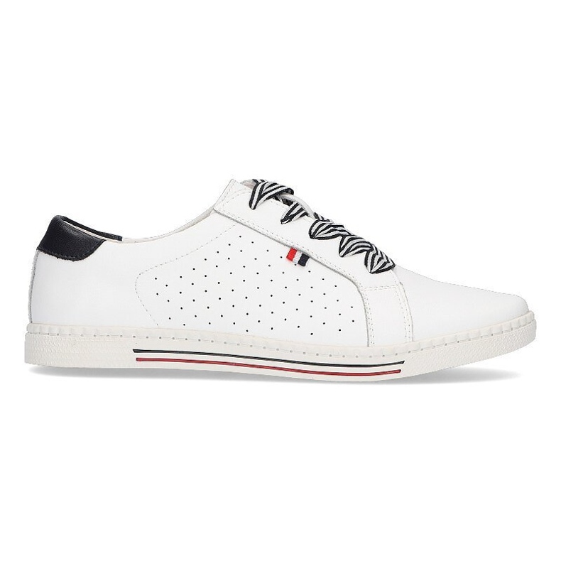 Leather shoes Filippo DP2154 / 21 Wh white